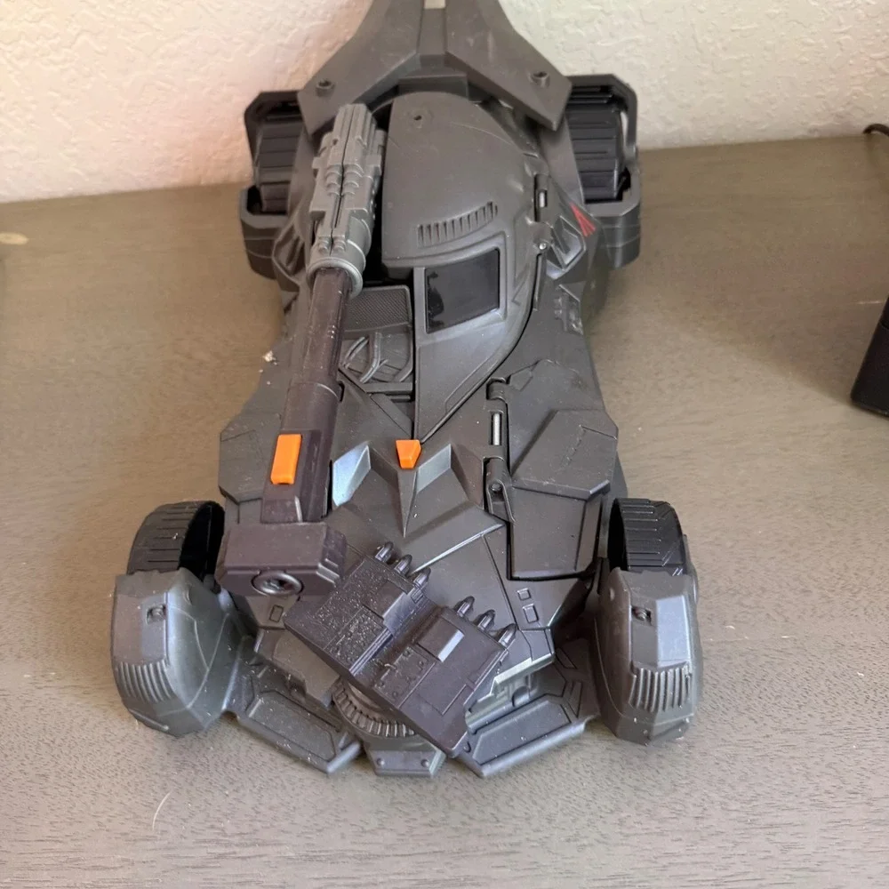 Mattel DC Justice League Batmobile Vehicle with Cannon for 12‎ Inch Figures Gray